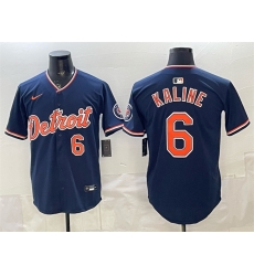 Men Detroit Tigers 6 Al Kaline Navy 2026 Alternate Vapor Premier Limited Stitched Baseball Jersey Men Detroit Tigers 6 Al Kaline Navy 2026 Alternate Vapor Premier Limited Stitched Baseball Jersey