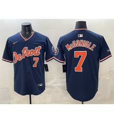 Men Detroit Tigers 7 Kevin McGonigle Navy 2026 Alternate Vapor Premier Limited Stitched Baseball Jersey Men Detroit Tigers 7 Kevin McGonigle Navy 2026 Alternate Vapor Premier Limited Stitched Baseball Jersey