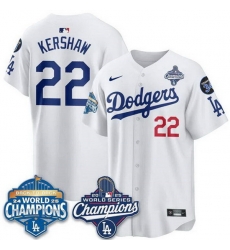 Men Los Angeles Dodgers 22 Clayton Kershaw White 2025 World Series Champions 26 Back to Back Champions With No 34 Patch Limited Stitched Baseball Jersey Men Los Angeles Dodgers 22 Clayton Kershaw White 2025 World Series Champions 26 Back to Back Champions With No 34 Patch Limited Stitched Baseball Jersey