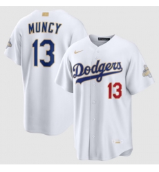 Men Los Angeles Dodgers Max Muncy Nike White 2026 Gold Collection Stadium Jersey