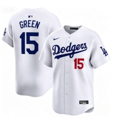 Men Los Angeles Dodgers Shaun Green #15 White Flex Base Stitched Jersey Men Los Angeles Dodgers Shaun Green #15 White Flex Base Stitched Jersey