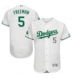 Men Majestic Los Angeles Dodgers Freddie Freeman #5 White Celtic Flexbase Authentic Collection MLB Jersey Men Majestic Los Angeles Dodgers Freddie Freeman #5 White Celtic Flexbase Authentic Collection MLB Jersey