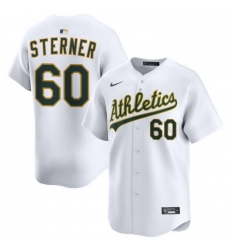 Men Athletics Nike Home Limited Custom Jersey White Sterner Justin 60 Men Athletics Nike Home Limited Custom Jersey White Sterner Justin 60