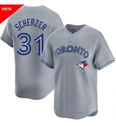 Men Toronto Blue Jays 31 Max Scherzer Gray Cool Base Stitched Baseball Jersey Men Toronto Blue Jays 31 Max Scherzer Gray Cool Base Stitched Baseball Jersey