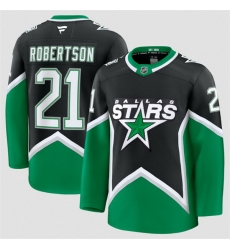 Men Dallas Stars 21 Jason Robertson Black 2025 26 Alternate Stitched Hockey Jersey Men Dallas Stars 21 Jason Robertson Black 2025 26 Alternate Stitched Hockey Jersey