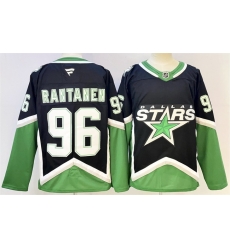 Men Dallas Stars 96 Mikko Rantanen Black 2025 26 Alternate Stitched Hockey Jersey Men Dallas Stars 96 Mikko Rantanen Black 2025 26 Alternate Stitched Hockey Jersey