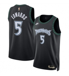 Men Minnesota Timberwolves 5 Anthony Edwards Anthony Edwards Black 2025 Classic Edition Stitched Jersey Men Minnesota Timberwolves 5 Anthony Edwards Anthony Edwards Black 2025 Classic Edition Stitched Jersey