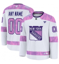 Men Women Youth New York Rangers Fanatics 2024 Hockey Fights Cancer Custom Practice Jersey White Men Women Youth New York Rangers Fanatics 2024 Hockey Fights Cancer Custom Practice Jersey White