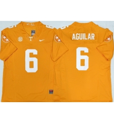 Men Tennessee Volunteers 6 Joey Aguilar Orange 2025 F U S E Stitched Jersey Men Tennessee Volunteers 6 Joey Aguilar Orange 2025 F U S E Stitched Jersey
