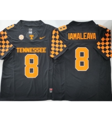 Men Tennessee Volunteers GRAY #8 Nico Iamaleava Black Stitched NCAA Jersey Men Tennessee Volunteers GRAY #8 Nico Iamaleava Black Stitched NCAA Jersey