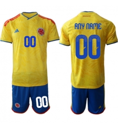 Colombia 2026 FIFA World Cup Soccer Jersey Yellow CUSTOM Colombia 2026 FIFA World Cup Soccer Jersey Yellow CUSTOM