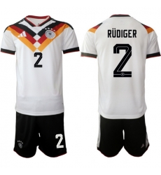 Germany 2026 FIFA World Cup Soccer Jersey White #2 RUDIDER