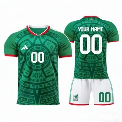 2026 FIFA World Cup Mexico Soccer Home Jersey Custom
