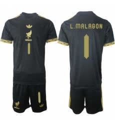 Men Mexico 2025 Soccer Jerseys BlackGold #1 L.MALAGON Men Mexico 2025 Soccer Jerseys BlackGold #1 L.MALAGON
