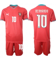 Portugal 2026 FIFA World Cup Soccer Jersey Red #10 BERNARDO Portugal 2026 FIFA World Cup Soccer Jersey Red #10 BERNARDO