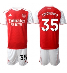 Men Arsenal 2026 Soccer Jerseys Red White #35 ZINCHENKO Men Arsenal 2026 Soccer Jerseys Red White #35 ZINCHENKO