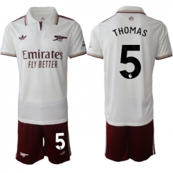Men Arsenal 2026 Soccer Jerseys White #5 THOMAS