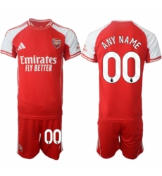 Men Arsenal FC Custom Red 2025 Home Soccer Jersey Suit Men Arsenal FC Custom Red 2025 Home Soccer Jersey Suit