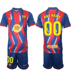Men FC Barcelona 2026 Soccer Jerseys RedBlue CUSTOM