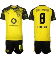 Men Borussia Dortmund 2026 Soccer Jerseys Yellow #8 F.NMECHA Men Borussia Dortmund 2026 Soccer Jerseys Yellow #8 F.NMECHA