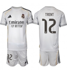 Men Real Madrid 2026 Soccer Jerseys White #12 TRENT Men Real Madrid 2026 Soccer Jerseys White #12 TRENT