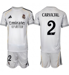 Men Real Madrid 2026 Soccer Jerseys White #2 CARVAJAL (2)