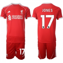 Men Liverpool 2026 Soccer Jerseys Red #17 JONES