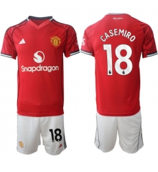 Men Manchester United 2026 Soccer Jerseys Red #18 CASEMIRO Men Manchester United 2026 Soccer Jerseys Red #18 CASEMIRO