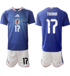 Japan 2026 FIFA World Cup Soccer Jersey Blue #17 TANAKA