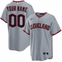 Men Women Youth Toddler CLEVELAND GUARDIANS Custom Stitched Jersey Gray