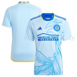Men's Atlanta United FC adidas Light Blue 2024 The Resurgens Kit Replica Jersey