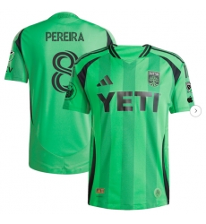 Mens Austin FC Daniel Pereira adidas Green 2025 The Heartbeat Kit Authentic Player Jersey Mens Austin FC Daniel Pereira adidas Green 2025 The Heartbeat Kit Authentic Player Jersey
