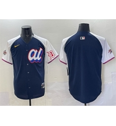 Men American League Detroit Tigers Blank Navy Alternate 2025 All Star Edition Limited Stitched Baseball Jersey Men American League Detroit Tigers Blank Navy Alternate 2025 All Star Edition Limited Stitched Baseball Jersey