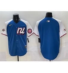 Men National League Chicago Cubs Blank Blue Alternate 2025 All Star Edition Limited Stitched Baseball Jersey Men National League Chicago Cubs Blank Blue Alternate 2025 All Star Edition Limited Stitched Baseball Jersey