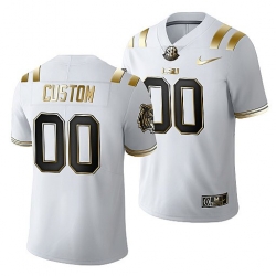 LSU Tigers Custom 2021 22 Golden Edition Limited Football White Jersey