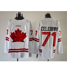 Men Canada Hockey 71 Anthony Cirelli White Stitched Jersey Men Canada Hockey 71 Anthony Cirelli White Stitched Jersey