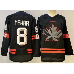 Men Canada Hockey 8 Cale Makar Black Stitched Jersey