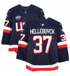 Men's USA #37 Connor Hellebuyck Blue 2026 Stitched Jersey Men's USA #37 Connor Hellebuyck Blue 2026 Stitched Jersey