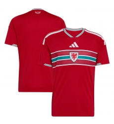 Men adidas Red Wales National Team FIFA x World Cup 2026 Home Replica Jersey