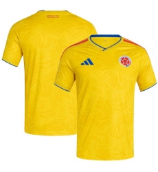 Men adidas Yellow Colombia National Team FIFA x World Cup 2026 Home Replica Jersey