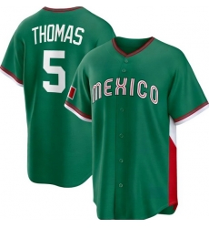 Men Mexico Baseball 5 Alek Thomas Green 2026 World Baseball Classic Stadium Stitched Jersey Men Mexico Baseball 5 Alek Thomas Green 2026 World Baseball Classic Stadium Stitched Jersey