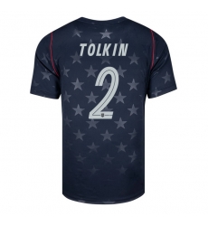 USA 2026 FIFA World Cup Soccer Star Stadium Jersey Set ( Have Shorts ) John Tolkin #2 USA 2026 FIFA World Cup Soccer Star Stadium Jersey Set ( Have Shorts ) John Tolkin #2