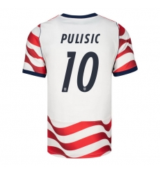 USA 2026 FIFA World Cup Soccer White Jersey Set ( Have Shorts ) Christian Pulisic #10 USA 2026 FIFA World Cup Soccer White Jersey Set ( Have Shorts ) Christian Pulisic #10