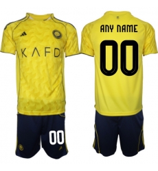 Men Al Nassr 2026 Soccer Jerseys Yellow CUSTOM