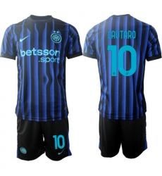 Men Internazionale 2026 Soccer Jerseys BlueBlack #10 LAUTARO