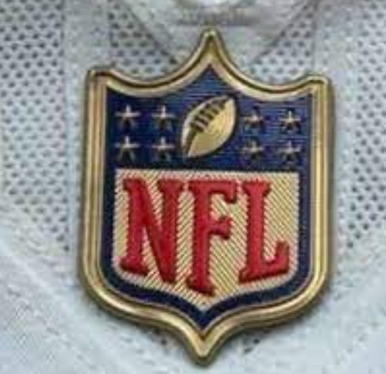 Women Los Angeles Chargers Gold NFL Logo Patch Biaog