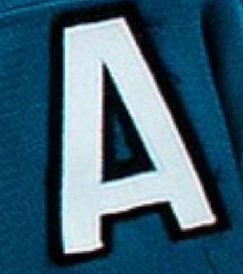 SAN JOSE SHARKS CAPTAIN A Patch Biaog